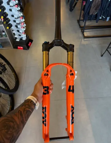 Suspensão Fox Kashima 34 nova trava de 3 estágios curso 120mm