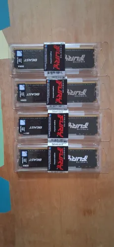 Memória Ram ddr4 8gb 3200hz Kingston Fury novas