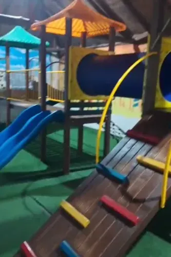 Parque infantil espaço kids 03 torres balanço e mais