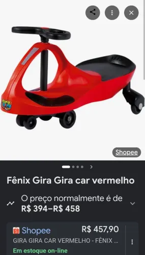 Gira gira car Fênix Rosa