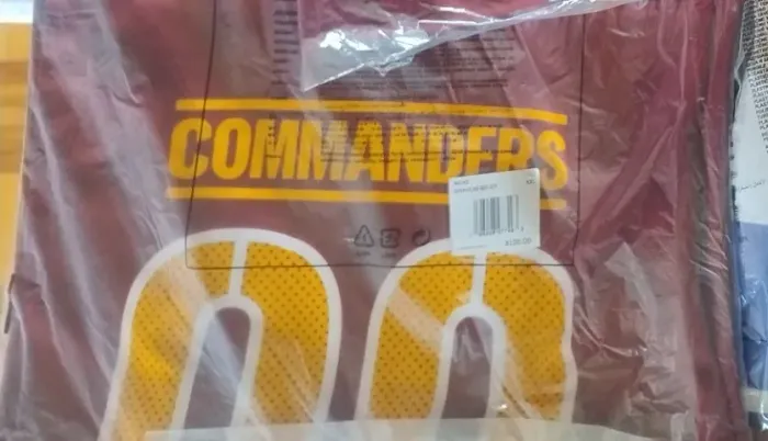 Jersey Original Washington Commanders XXL