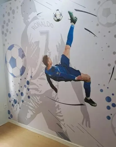 Adesivo Cristiano Ronaldo + Instalação