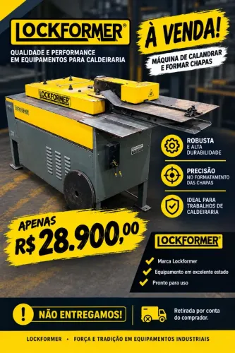 MAQUINA LOCK FORMER - SEMINOVA