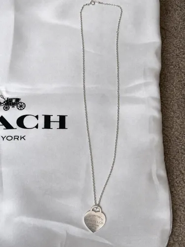 Colar em prata tiffany & co 