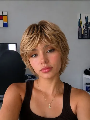 Peruca de cabelo humano