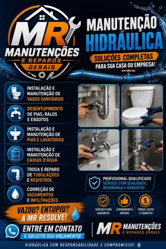 Serviços hidráulicos
