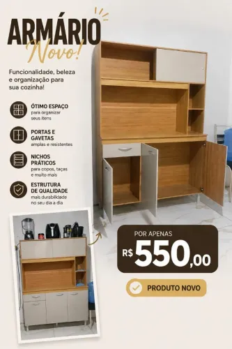 Vendo armário novo