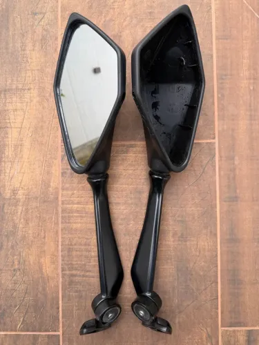 Par de retrovisor ninja 400 com detalhe