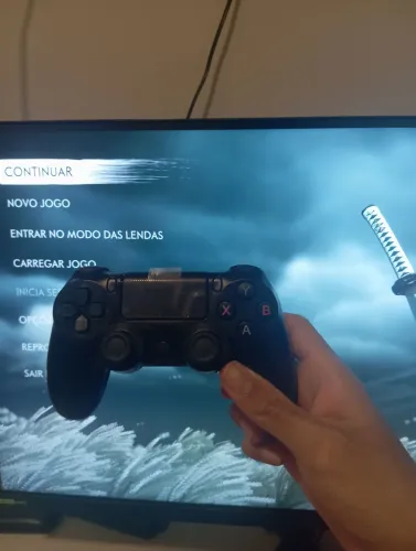 Controle sem fio compatível com ps4 Pc e TV