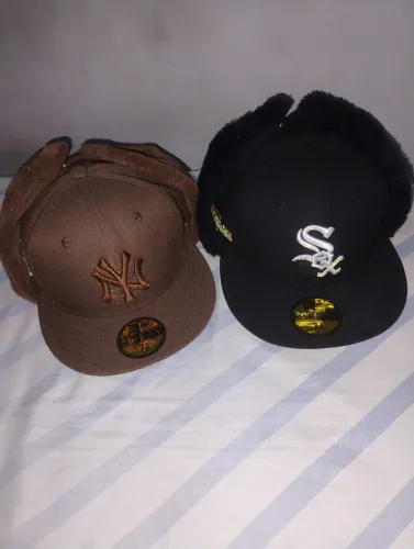 2 bonés new era dog ear