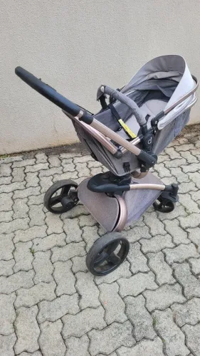 Carrinho e Bebe Conforto Vulkan - Galzerano Reversível Com Giro 360