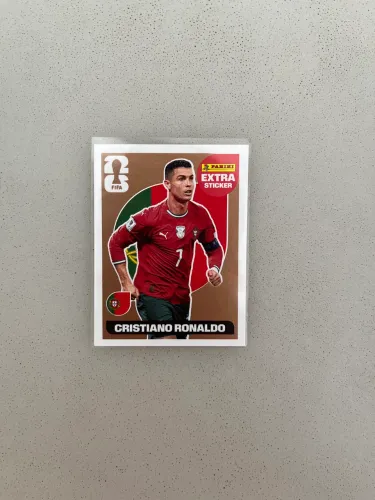 Extra sticker Cristiano bronze