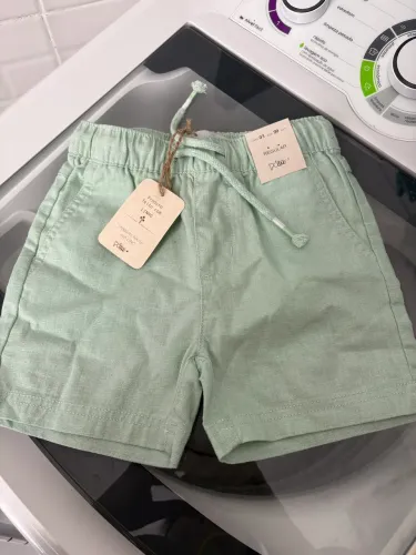 Bermuda infantil Linho