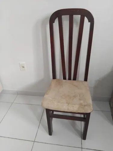 2 cadeiras madeira para mesa de jantar