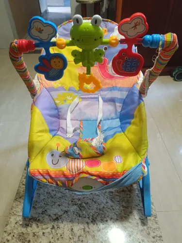 Maxi Baby Cadeira de Descanso Musical FunTime até 18kgs Azul