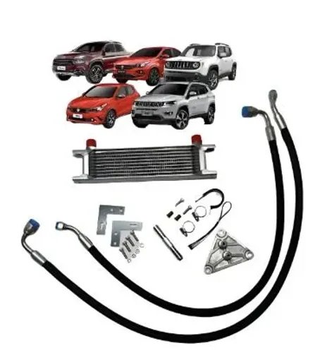 Kit de Adaptação (Upgrade) - Resfriador Trocador De Calor Câmbio TF-72 JEEP RENEGADE/TORO