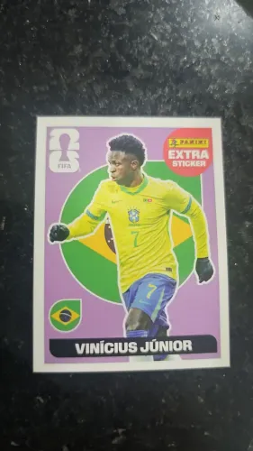 Figurinha Vini Jr Legend roxa