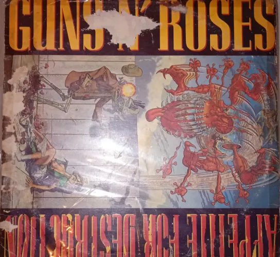 LP vinil Guns n Roses appetite for destruction anos 80
