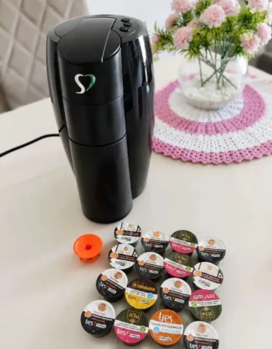 Cafeteira 3 corações