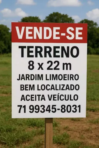 Vendo ou troco terreno no Jardim Limoeiro