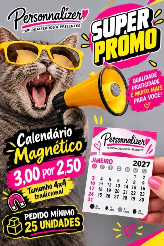 Calendário magnético 2027