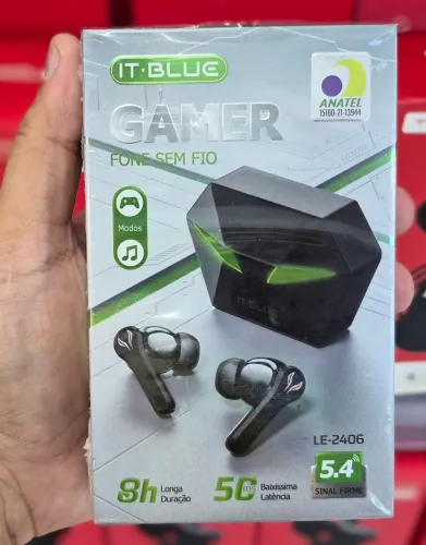 FONE DE OUVIDO GAMER S/FIO REF: LE-2406<br><br>