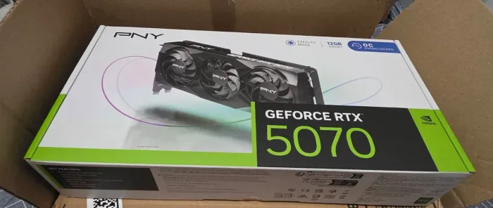 Placa de vídeo rtx5070 12gb pny overclocked