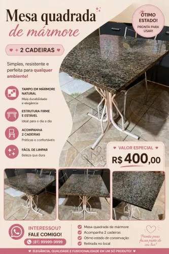 Mesa mármore