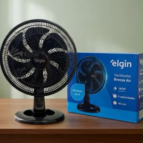 VENTILADOR DE MESA 40cm ELGIN NOVO NA CAIXA - FAÇO ENTREGA