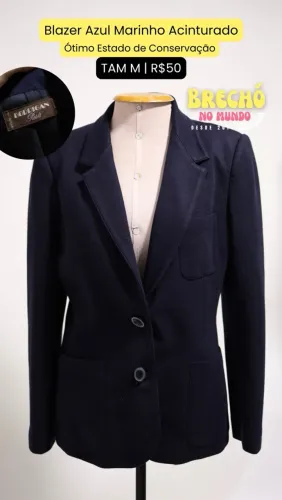 BLAZER AZUL MARINHO