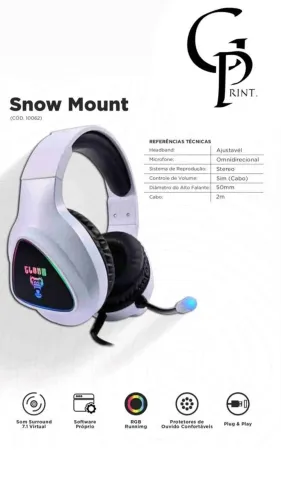  HEADSET GAMER - CLANM