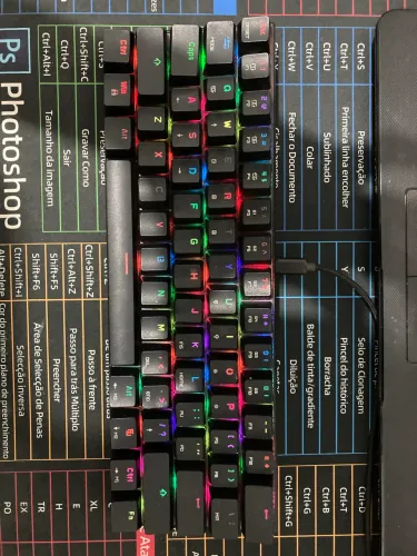 Teclado Gamer Mecânico Motospeed CK62 Rgb