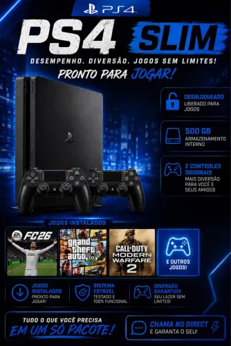 PS4 SLIM DESBLOQUEADO 