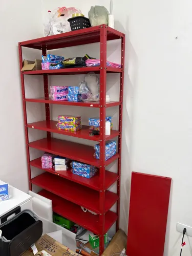 Estante armário de aço 9 prateleiras