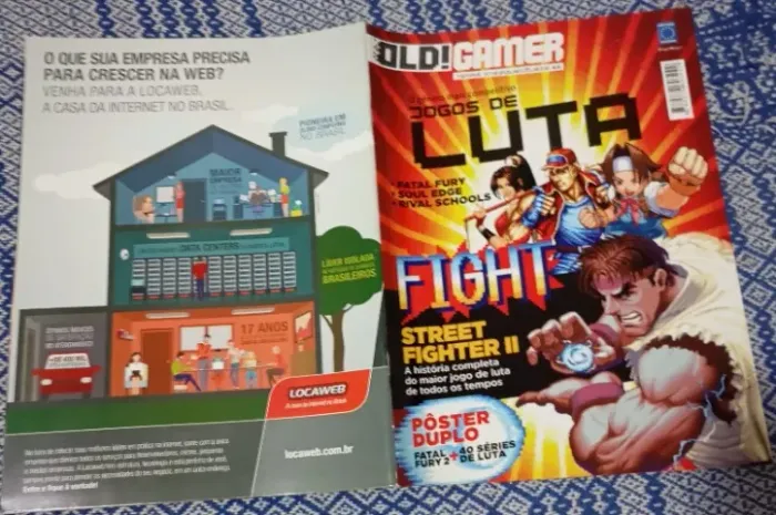 Revista Old Gamer Nº 29 Jogos De Luta + Pôster Fatal Fury 2