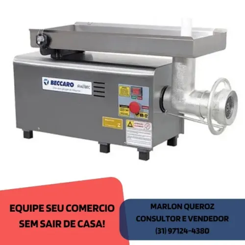 Moedor de Carne Boca 22 Inox Beccaro