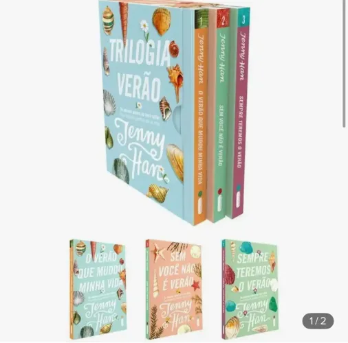 Livro Box Trilogia Verão Box Com Os 3 Vols Da Coleção
