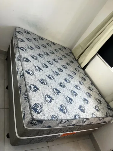 Cama box + colchão casal 