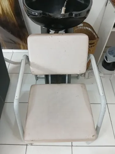 Lavatório cabeleireiro e cadeira 
