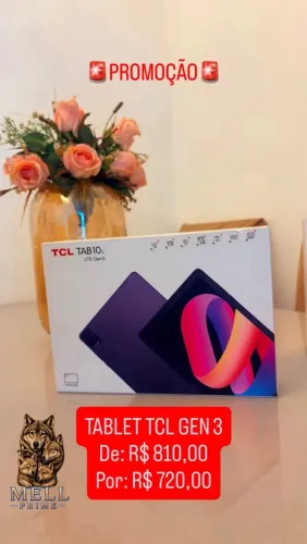 TABLET TCL GEN 3 | NOVO, LACRADO COM NOTA FISCAL E GARANTIA