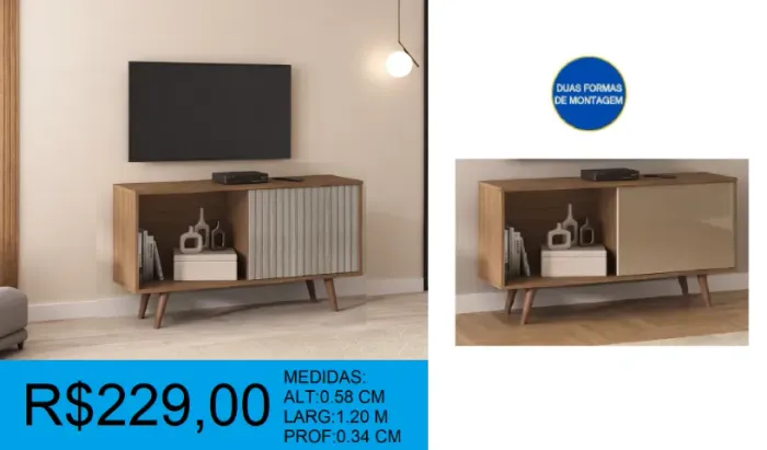rack com uma porta de 1,20 - temos a pronta entrega