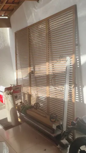 Portão 240x292, com motor basculante