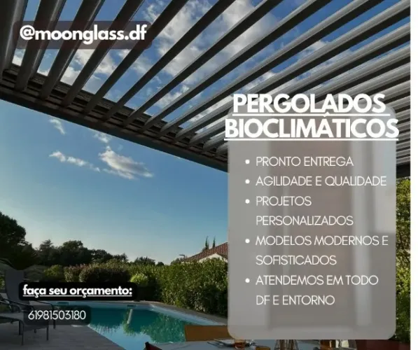 pergolados bioclimáticos - projetos sofisticados