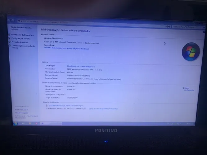 Vendo pc básico para trabalho em escritório ou jogos leves.