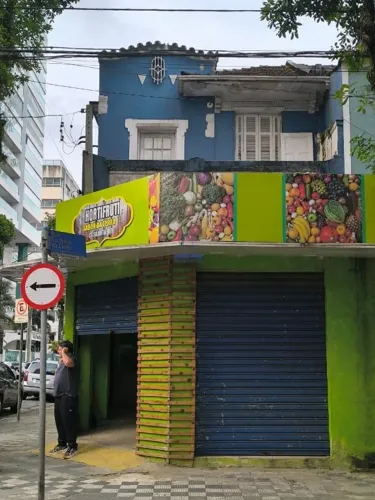ÓTIMA LOJA DE ESQUINA COM 200M² TOTAL NO BAIRRO DA POMPEIA/SANTOS;