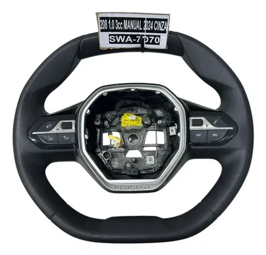 Volante Direção Peugeot 208 1.0 2024 Preto