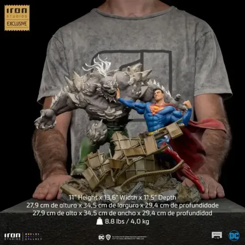 Diorama superman X doomsday 1/10 iron studios