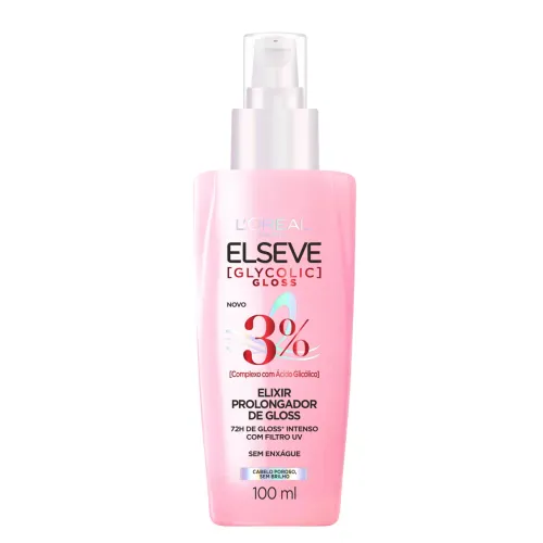 Sérum Elixir Prolongador de Gloss Elseve Glycolic Gloss 100ml da L'Oréal