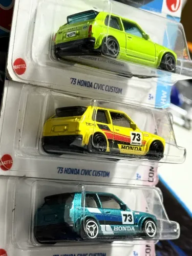 Coleção Hot wheels Honda civic custom 73
