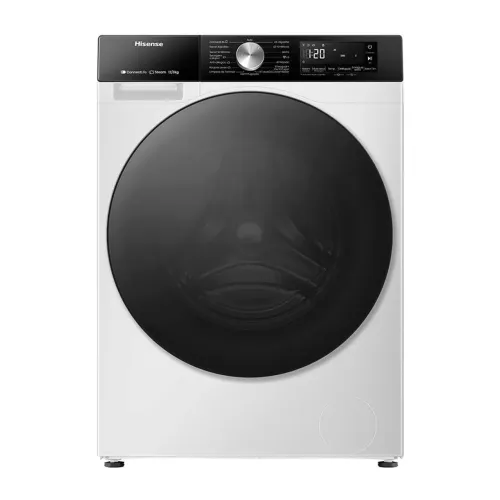 Lava e Seca Hisense 12kg Wi-Fi Nova Nota fiscal 3S Motor Inverter  branca Touch - WD3S12 